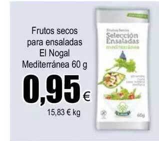 FROIZ Frutos Secos Para Ensaladas El Nogal Mediterránea oferta