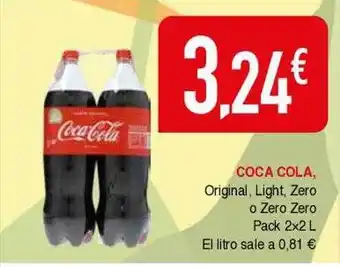 Masymas Coca Cola Original Light Zero O Zero Zero Pack oferta