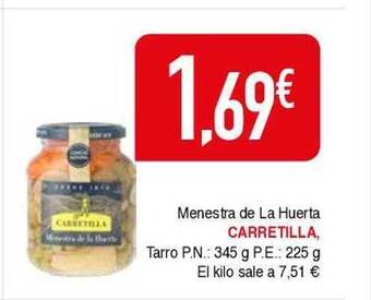 Masymas Menestra De La Huerta Carretilla oferta