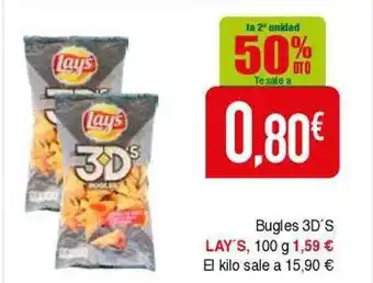 Masymas La 2a Unidad 50% Dto Bugles 3d's Lay's oferta