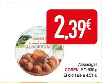 Masymas Albóndigas Coren oferta