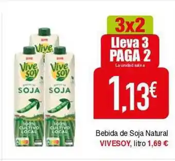Masymas Bebida De Soja Natural Vivesoy oferta