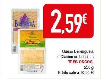 Masymas Queso Berenguela O Clásico En Lonchas Tres Oscos oferta