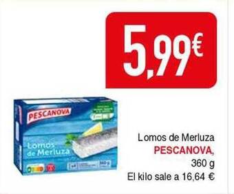 Masymas Lomos De Merluza Pescanova oferta