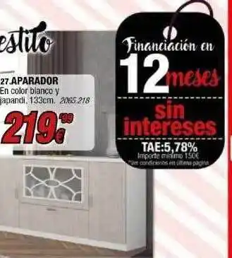 Rapimueble 27. Aparador oferta