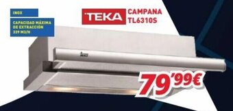 Mi electro Teka Campana TL6310S oferta