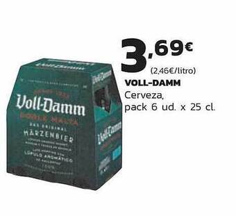 Supermercados Lupa Voll-damm Cerveza Pack 6 oferta