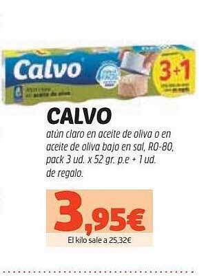 Supermercados Lupa Calvo oferta