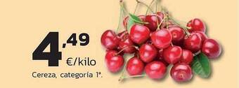 Supermercados Lupa Cereza Categoría 1a oferta