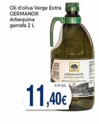 Supermercats Jespac Oli D'oliva Verge Extra Germanor Arbequina Garrafa oferta