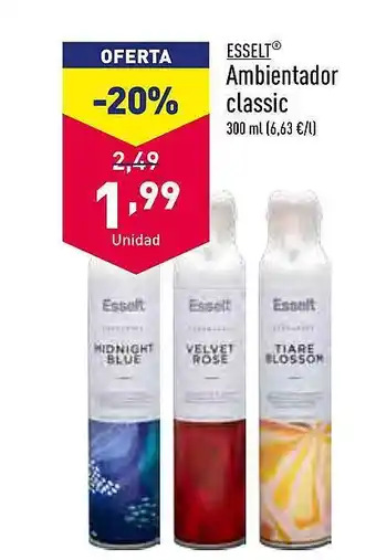 ALDI Esselt Ambientador Classic oferta