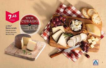 ALDI La Tabla Queso Curado oferta