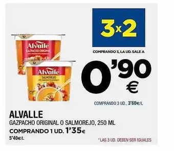 BM Supermercados Alvalle Gazpacho Original O Salmorejo oferta