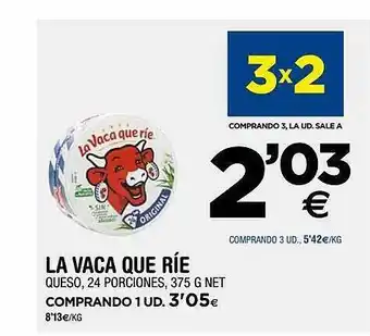BM Supermercados La Vaca Que Rie Queso 24 Porciones oferta