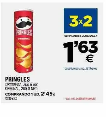 BM Supermercados Pringles Original oferta