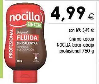 Cash Ifa Crema Cacao Nocilla Boca Abajo Profesional oferta