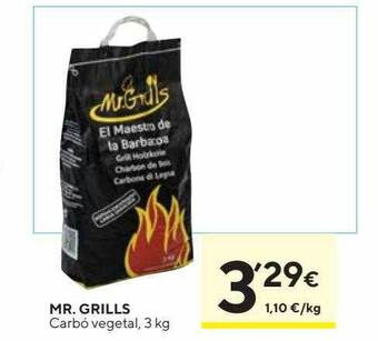 Caprabo Mr. Grills Carbó Vegetal oferta