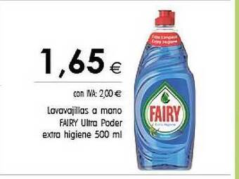 Cash Ifa Lavavajillas A Mano Fairy Ultra Poder Extra Higiene oferta