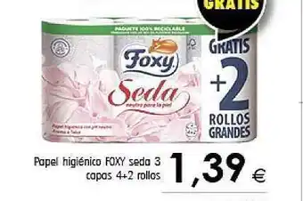 Cash Ifa Papel Higiénico Foxy Seda 3 Capas oferta