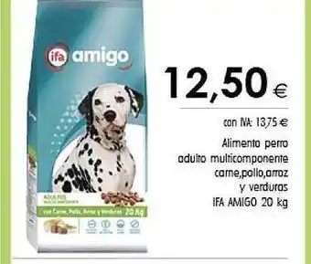 Cash Ifa Alimento Perro Audulto Multicomponente Carne Pollo Arroz Y Verduras Ifa Amigo oferta