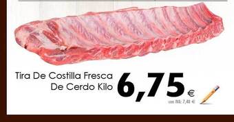 Cash Ifa Tira De Costilla Fresca De Cerdo oferta