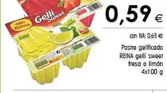 Cash Ifa Postre Gelificado Rina Gelli Sweet Fresa O Limón oferta