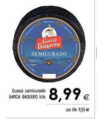 Cash Ifa Queso Semicurado Garcia Baquero oferta