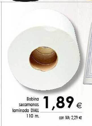 Cash Ifa Bobina Secamanos Laminada Diall oferta