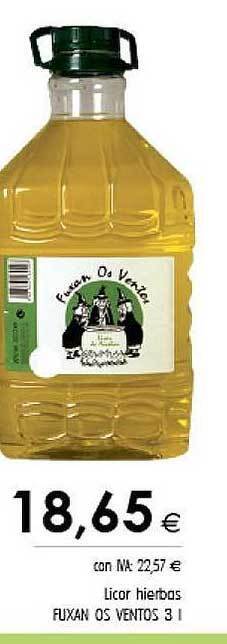 Cash Ifa Licor Hierbas Fuxan Os Ventos oferta