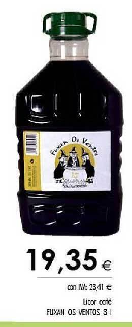 Cash Ifa Licor Café Fuxan Os Ventos oferta