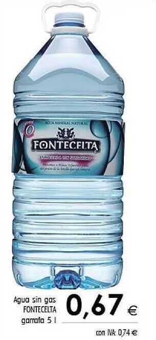 Cash Ifa Agua Sin Gas Fontecelta oferta