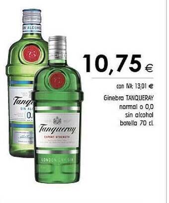 Cash Ifa Ginebra Tanqueray Normal O 0.0 Sin Alcohol oferta