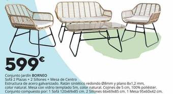 Conforama Conjunto Jardin Borneo oferta