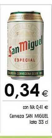 Cash Ifa Cerveza San Miguel oferta