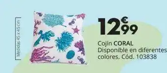 Conforama Cojin Coral oferta