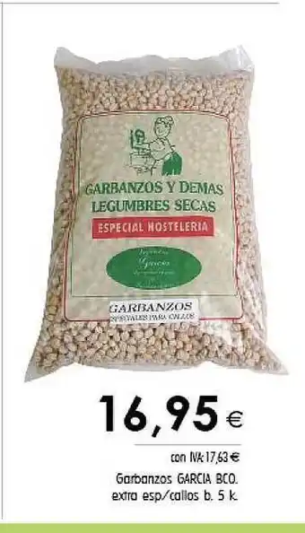 Cash Ifa Garbanzos Garcia Bco Extra Esp Callos B oferta