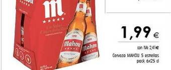 Cash Ifa Cerveza Mahou 5 Estrellas oferta