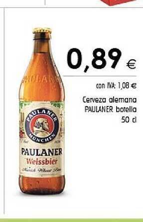 Cash Ifa Cerveza Alemana Paulaner oferta