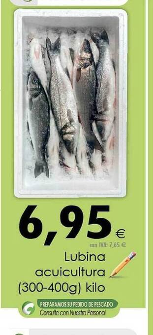 Cash Ifa Lubina Acuicultura oferta