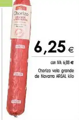 Chorizo Vela Grande De Navarra Argal