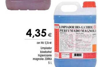 Cash Ifa Limpiador Bioalcohol Higienizante Magnolia Zorka oferta