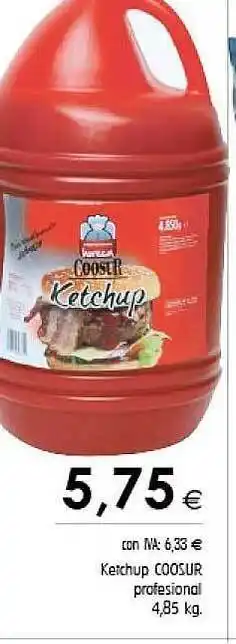 Cash Ifa Ketchup Cooosur Profesional oferta