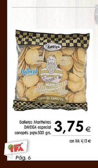 Cash Ifa Galletas Mariñeiras Daveiga Especial Canapés oferta