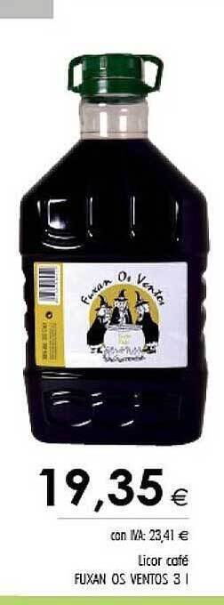 Cash Ifa Licor Café Fuxan Os Ventos oferta