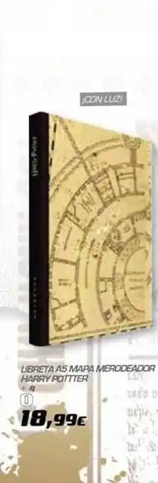 Super Juguete Libreta A5 Mapa Merodeador Harry Potter oferta