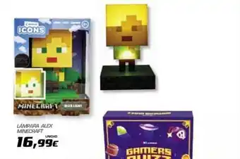 Super Juguete Lámpara Alex Minecraft oferta