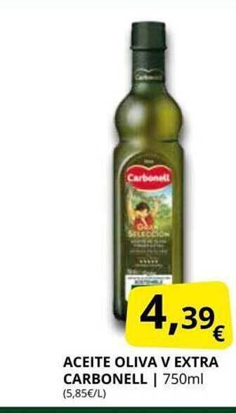 Supermercados MAS Aceite Oliva V Extra Carbonell oferta