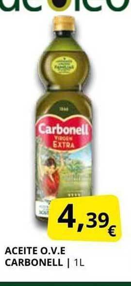 Supermercados MAS Aceite O.v.e Carbonell oferta