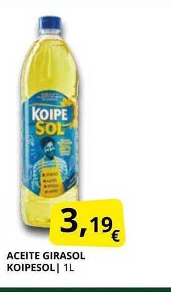 Supermercados MAS Aceite Girasol Koipesol oferta