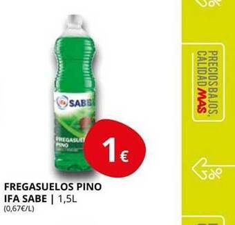 Supermercados MAS Fregasuelos Pino Ifa Sabe oferta
